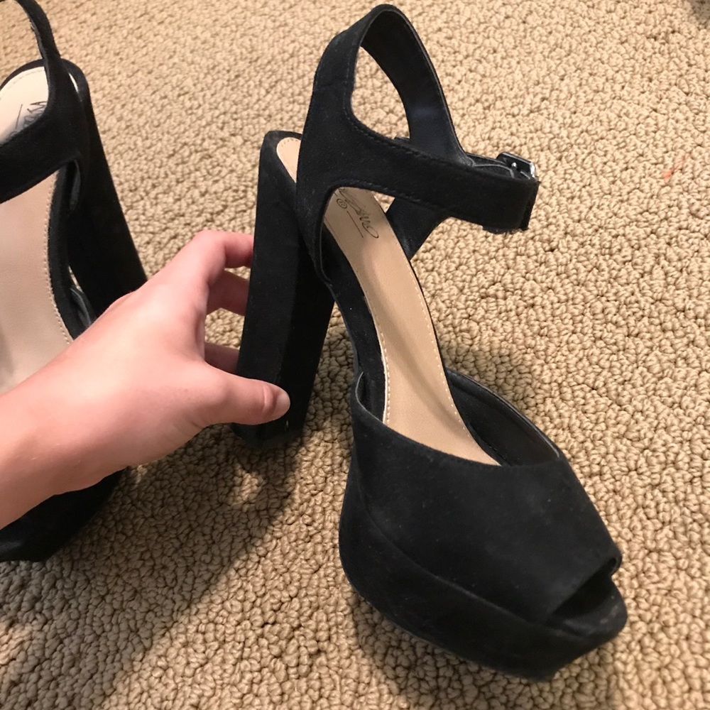 Black heels